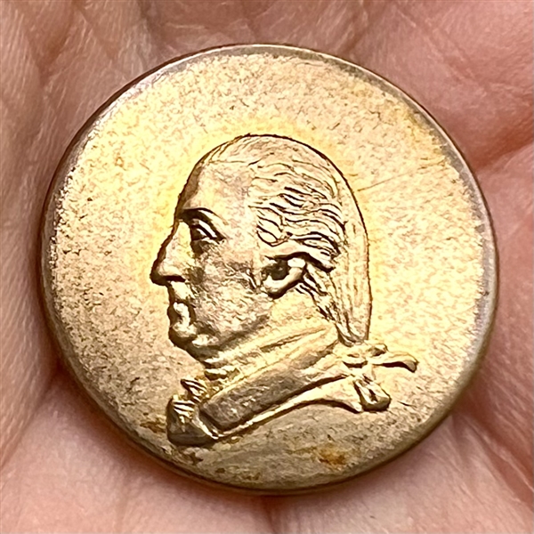 Lafayette presentation button of George Washington.