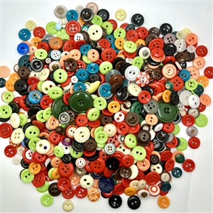 Lot of 800 assorted china buttons from Briare France.