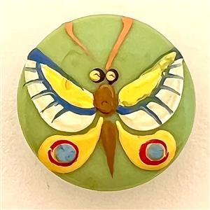 Brooks butterfly button.