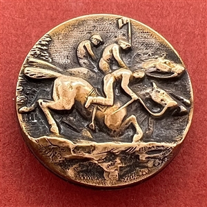 “Horse Race” brass button.