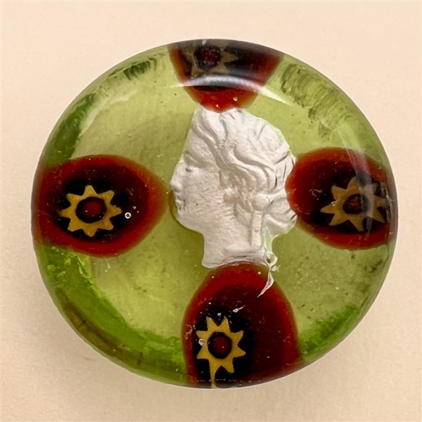 Glass paperweight by Theresa Rarig.