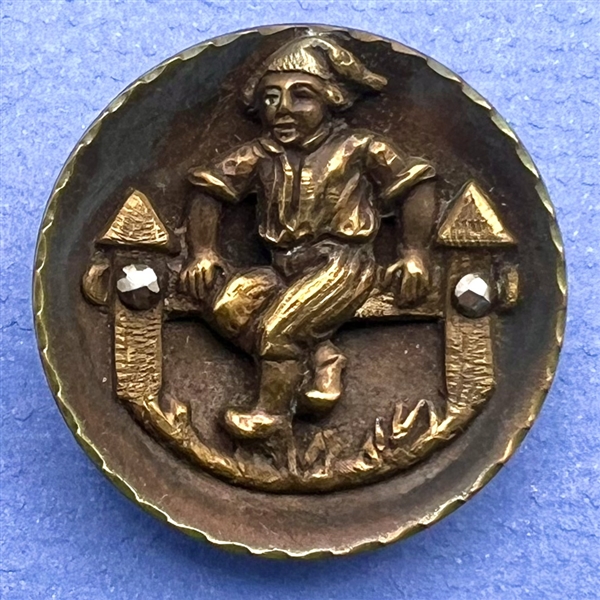 “Little Peter” stamped brass button.