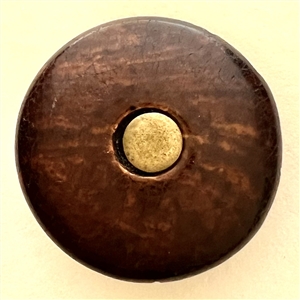 A 19th c. “Norwalk” pottery button.. 