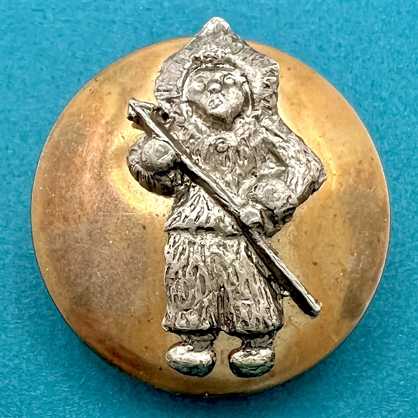 Brass button of an Eskimo.