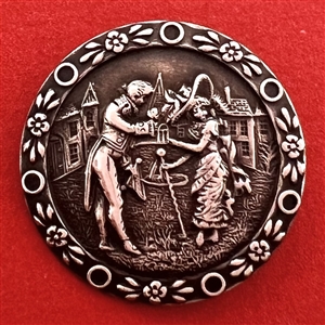 French Fops button of “Incroyable and Merveilleuse.”