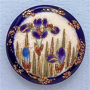 Japanese Satsuma button of iriss.