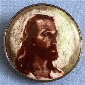 Motiwala enamel button of Jesus