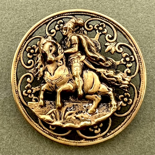 Brass button of “Henry of Navarre.”