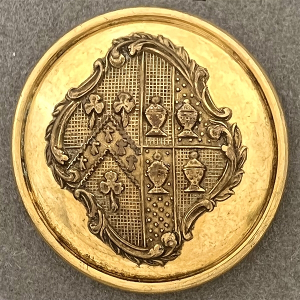 Women’s Lozenge Livery button for widow Loftus family.