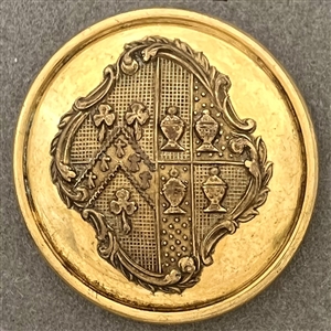 Women’s Lozenge Livery button for widow Loftus family.