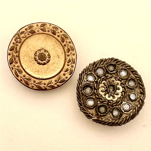 Two 18th c. French Buttons.