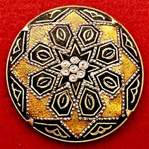 Damascene button of patterns.