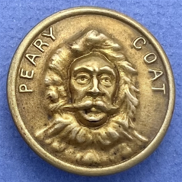 Commemorative brass button of “Peary Coat.”