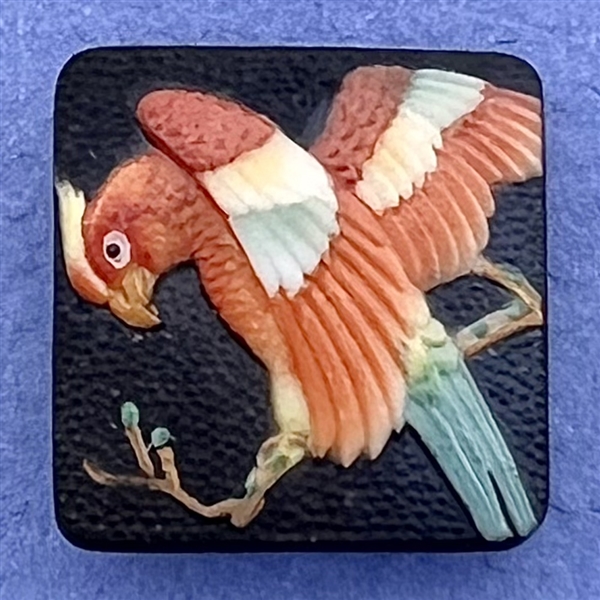 Arita “fighting cock” button.