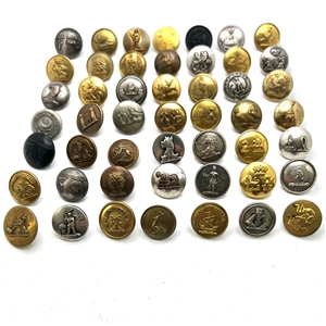 Forty nine assorted Livery cuff buttons.