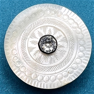 An 18th c. Pearl with paste center button.