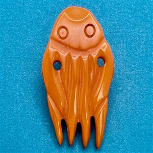 RARE large Vintage Bakelite octopus button.