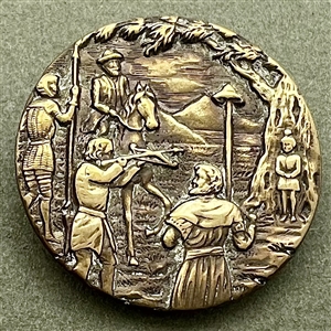 SCARCE brass button of “William Tell."