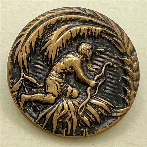 “Robinson Crusoe” brass button.