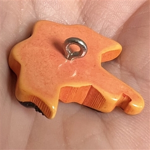 Rare Martha Sleeper Vintage Bakelite clown button.