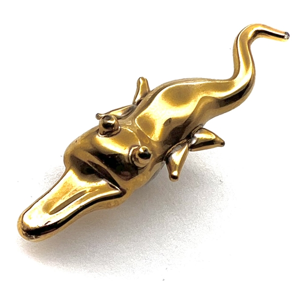 Fritz Lampl torch worked glass button of a platypus?