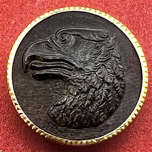 French sporting horn button of an eagle.