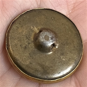 Brass button of an early airplane.