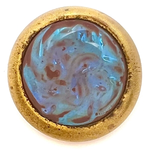 UNUSUAL Saphirette glass button.