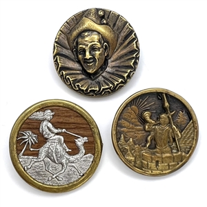 Three buttons of men.
