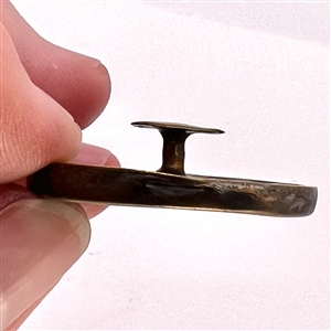 Unusual brass stud of monkey's dancing.