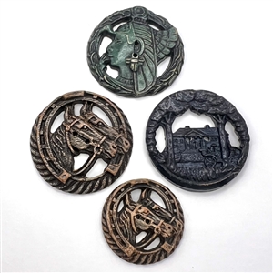 Four big Burwood buttons.