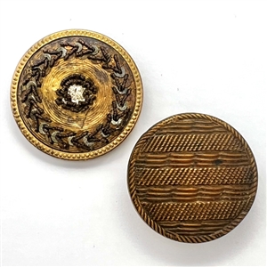 Two 18th c. French buttons.