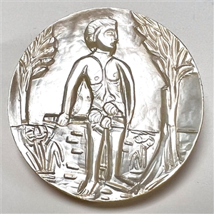 Bethlehem pearl button of Adam.
