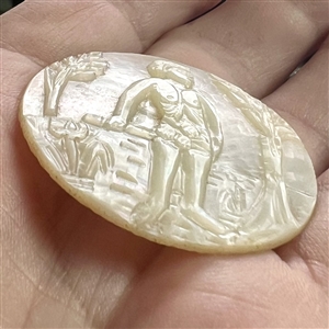 Bethlehem pearl button of Adam.