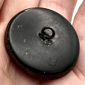 Brass button of “Morning - Aurora, goddess of dawn. 
