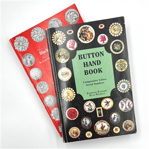 Three button books - “The Button Sampler “Button Handbook and “Black Glass Buttons.