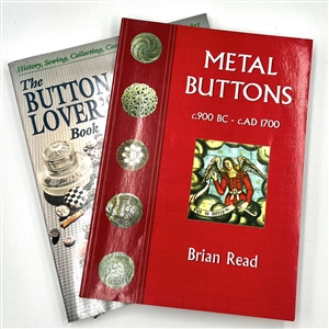 Three button books - “Buttons Field Guide  “Metal Buttons and “The Button Lover's Book