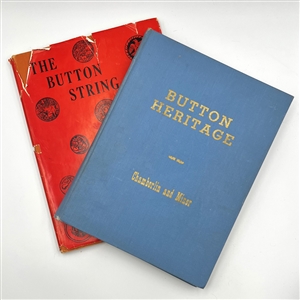 Two button books - "Button Heritage" and “The Button String."