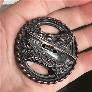Burwood button of an ocean liner. 