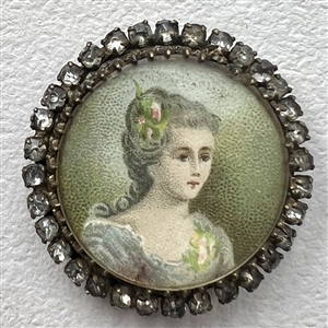 Card of 31 jeweled buttons. 