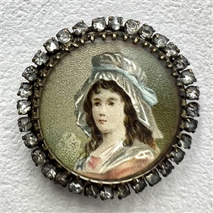 Card of 31 jeweled buttons. 