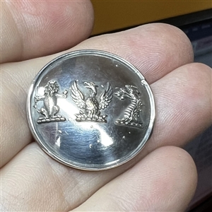 RARE triple crest Livery button.