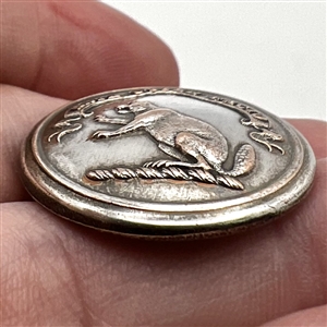 RARE beaver Livery crest button. 