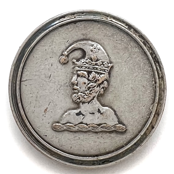 RARE jester Livery crest button. 