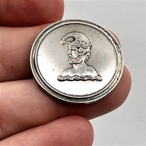 RARE jester Livery crest button. 