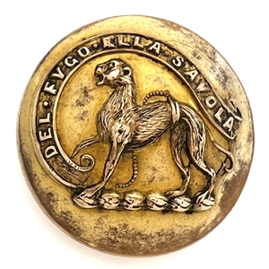 RARE chained monkey Livery crest button. 
