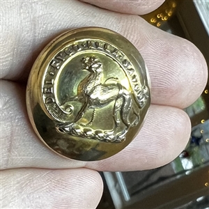RARE chained monkey Livery crest button. 