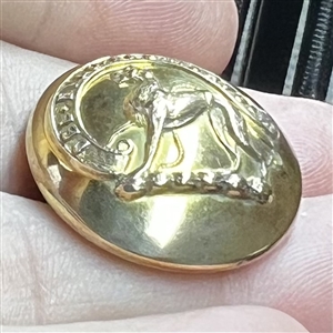 RARE chained monkey Livery crest button. 