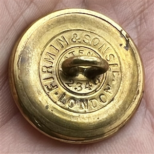 RARE chained monkey Livery crest button. 