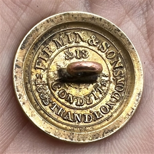 HARD TO FIND Livery crest button of a harpy.